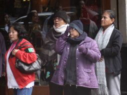 Los municipios sur del estado también registraron un marcado descenso de la temperatura. NTX /