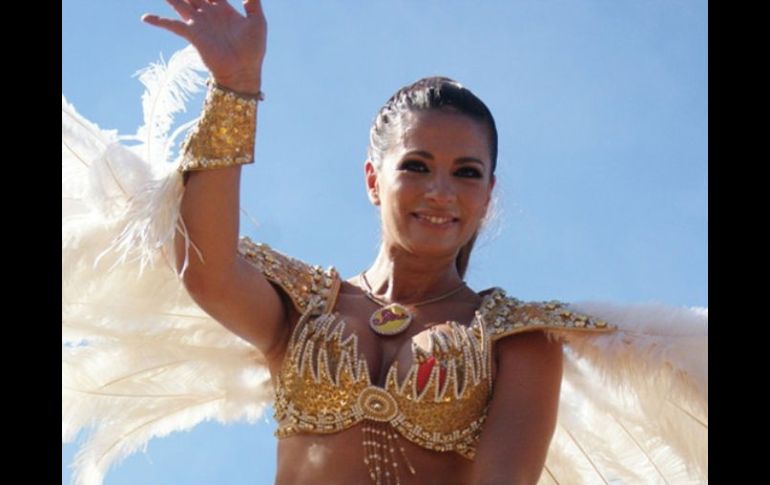 Cecilia Galliano vive el incidente con humor. NTX /