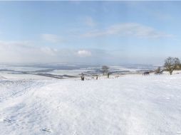 Los meteorólogos indican que se esperan más nevadas en toda Gran Bretaña. EFE /