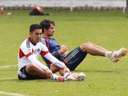 Marco Fabián (primer plano) es el único jugador de los equipos de Guadalajara, convocado a la Selección.  /
