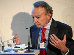 Guillermo Ortiz durante su intervención en el 43 Foro Económico Mundial, en Davos. NTX /