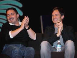 Gael García Bernal y Pablo Larraín, son protagonista y director de  la primera película chilena que aspira a un Oscar. ARCHIVO /