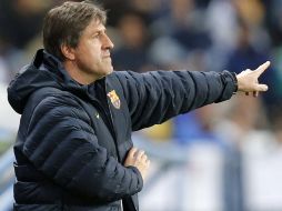 Roura indicó que Vilanova no estaría en el partido de ida ante el Real Madrid por problemas de salud. EFE /