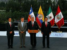 Los mandatarios se reúnen en el marco de la Cumbre Celac. . EFE /