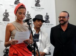 En rueda de prensa se dio a conocer a los elegidos, Natalia también será homenajeada como nuevo valor. EFE /