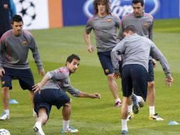 El líder Barcelona viene de golear 5-1 al Osasuna con cuatro goles de Lionel Messi. ARCHIVO /