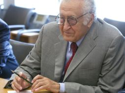 El representante especial Lakhdar Brahimi reiteró que la ONU no tiene más opción que seguir involucrada en Siria. ARCHIVO /