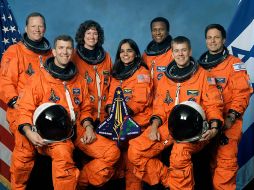 Imagen de la tripulación que abordó el Columbia. AFP /