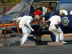 Aspecto de la zona donde se realiza el rescate de personas atrapadas. NTX /