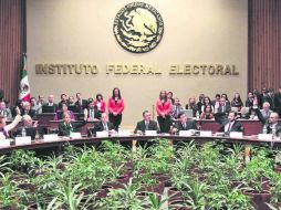 Resolución. El IFE con el dictamen que elaboró la Unidad de Fiscalización, exonera al Partido Revolucionario Institucional. NTX /