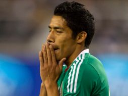 Javier Aquino agradece a sus compañeros y entrenadores su apoyo. XINHUA /