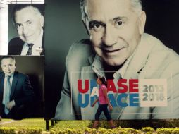 El general retirado y candidato presidencial paraguayo, Lino Oviedo, falleció en la noche del 2 de febrero de 2013. EFE /