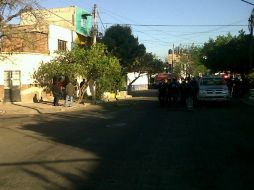 Al lugar acudieron elementos de la Procuraduría estatal para realizar las primeras investigaciones.  /