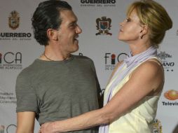 Banderas y Melanie son una de las parejas más queridas de Hollywood. ARCHIVO /