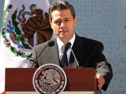 Por la tarde, el Presidente Peña Nieto, realizó un evento en la Torre Pemex en reconocimiento a quienes ayudaron en el rescate. EFE /