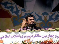 La manifestación se celebra anualmente diez días después del regreso a Irán del fundador de la República Islámica. EFE /