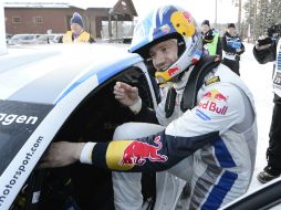 Ogier se coloca al frente del Mundial con 46 unidades. AFP /