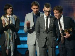 FUN tiene seis nominaciones al Grammy. AFP /