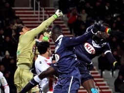 Gracias a Ochoa, Ajaccio ha olvidado el tema del descenso. AFP /