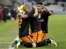 Los 'Naranjeros' quieren hacer un buen papel en su estadio, Mestalla. EFE /