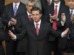 El Presidente de México, Enrique Peña Nieto, será reconocido con la Orden Nacional ''Juan Mora Fernández''. ARCHIVO /