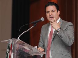 Sandoval Díaz pide el apoyo del sector empresarial para propiciar el desarrollo de la entidad. ARCHIVO /