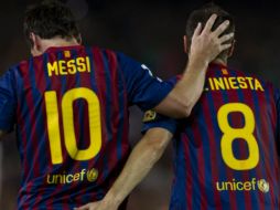 El goleador ''blaugrana'' indica que disfruta ver cómo juega su compañero español. ARCHIVO /