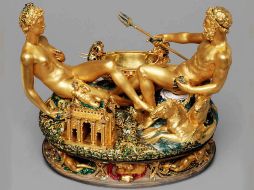 En 1571 fallece el escritor y escultor italiano Benvenuto Cellini. Foto: salero de oro, plata y esmaltes. ARCHIVO /