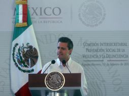 El Presidente Enrique Peña Nieto asegura que México ha despegado y quiere surcar el horizonte. ARCHIVO /