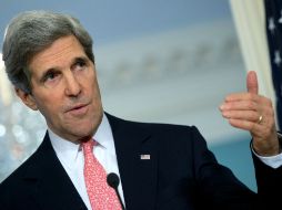 John Kerry señala que la comunidad internacional necesita unirse con una respuesta rápida, clara, fuerte y creíble. AFP /