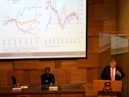 Carstens rinde su 'Informe sobre la inflación Octubre-Diciembre 2012'. NTX /