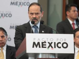 Madero Muñoz asegura que el Pacto por México es una prioridad para sacar adelante sus 95 compromisos. ARCHIVO /