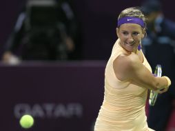Victoria Azarenka requiere llegar a la final del torneo para seguir en el número 1 del mundo. AFP /