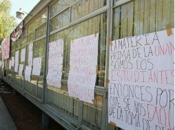 Las instalaciones del CCH siguen tomadas. ARCHIVO /