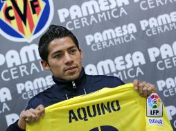 Javier Aquino podría tener sus primeros minutos con el Villarreal este domingo. ARCHIVO /