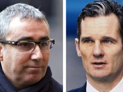 Diego Torres (i) y Urdangarín (d) son acusados de desviación de fondos. ARCHIVO /