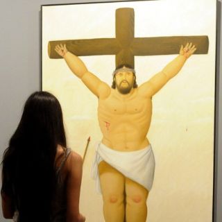 ''El Viacrucis'', de Botero, atracción de la Bienal del Sur en Panamá