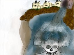 El Ahogado, un brazo del Río Santiago, al que algunos consideran entre los más contaminados del planeta.  /