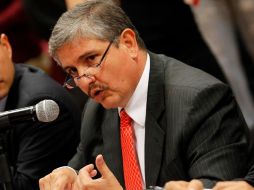 Jaime Martínez Flores, titular de la Seproe, comparece ante diputados.  /