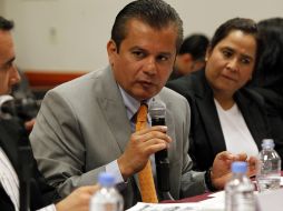 Álvaro García Chávez, titular de la Secretaría de Desarrollo Rural (Seder),durante su comparecencia en el Congreso de Jalisco. EL INFORMADOR /