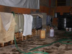 La bodega estaba saturada con gasoluna y vapores del combustible.  /