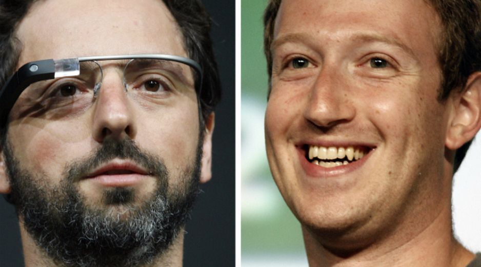 Zuckerber y Brin participan en actividades que mejoren la calidad de vida. AFP /