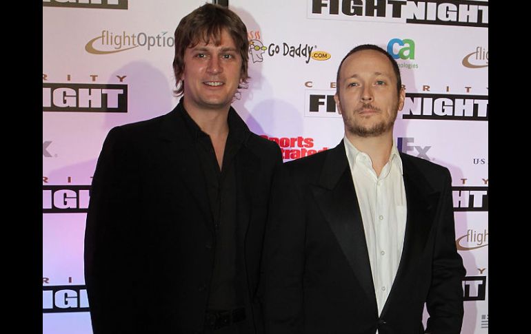 Rob Thomas y Paulo Doucette, integrantes de Matchbox Twenty. ARCHIVO /