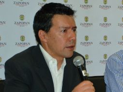 Alfredo Hidalgo destaca la participación de los habitantes en el proyecto. ESPECIAL /