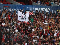 Los aficionados del Atlas no tuvieron incidentes graves durante su visita a Querétaro.  /