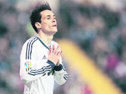 José María Callejón es una de las opciones de Mourinho ante la baja de juego de Benzemá e Higuaín. EFE /