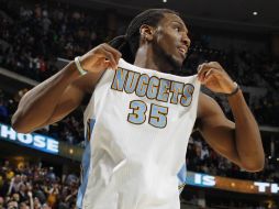 Kenneth Faried se apunta un doble-doble de 12 puntos en el triunfo de su equipo. AP /