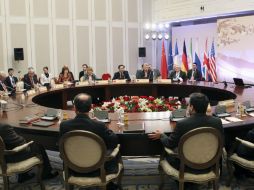 La jefa de la diplomacia europea, Catherine Ashton, encabeza la delegación del Grupo 5+1 que negocia con Irán. AP /