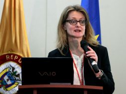 En la foto, la responsable del programa de la Unión Europea ''Euroclima'', Catherine Ghyoot. EFE /