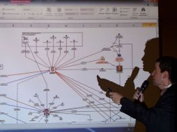 Alfredo Castillo, Subprocurador de Control Regional explica el desvío de fondos. NTX /